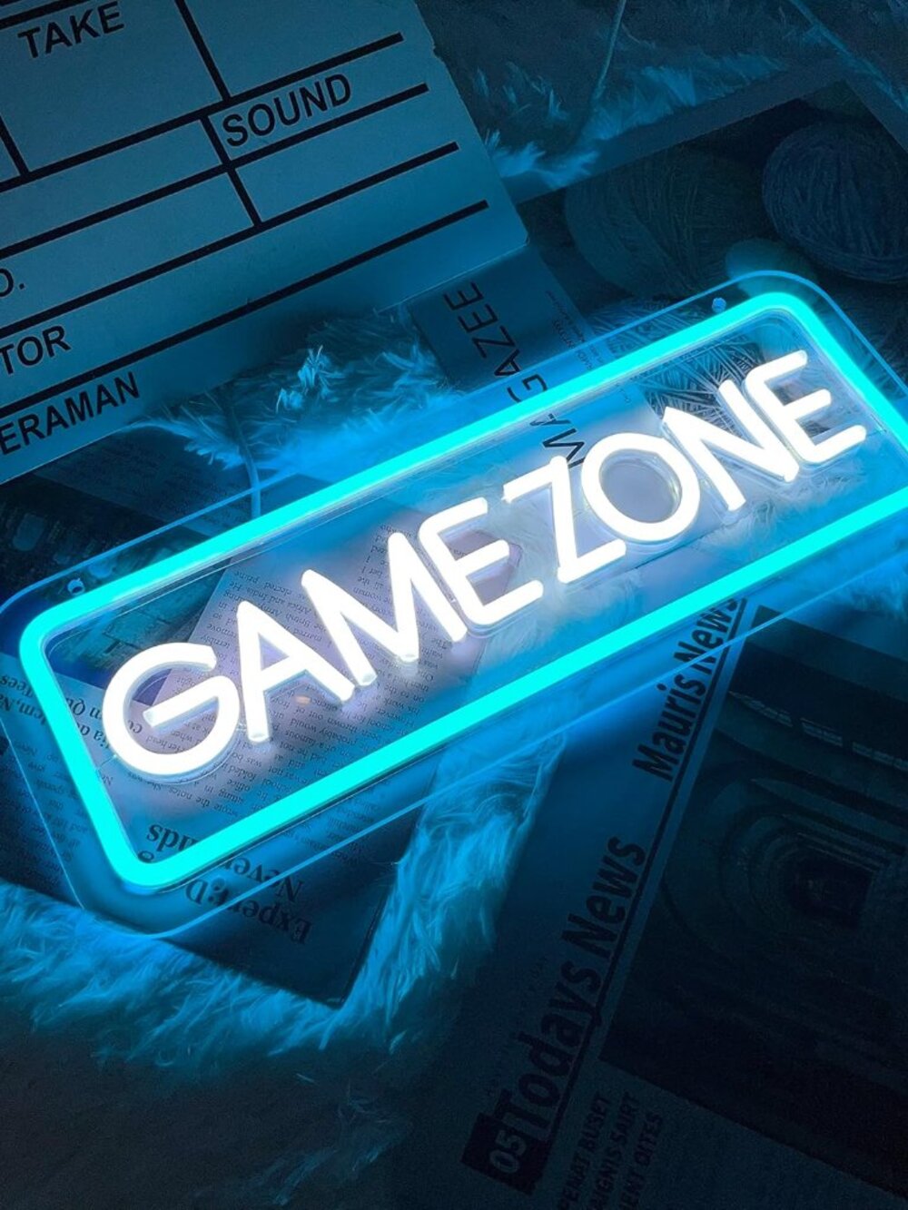 Game Zone Neon Signs For Gamer Room Decor, Gaming Light Neon Sign For Wall Decor